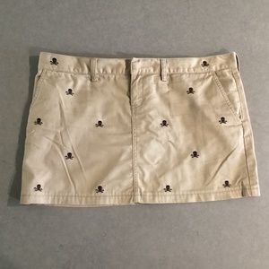 Rugby Ralph Lauren Embroidered Skull Mini Skirt 12